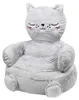 Pouf pour la chambre d'enfant en forme de chat, 45 x 45 cm Voir les images du produit 5