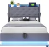 Bed met gestoffeerde zijkanten, 90x200 cm, met Productafbeelding-voorbeeld 10
