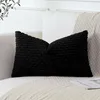 Kussensloop, corduroy, gestreept, 40x60 cm, zwart, 1 stuk Productafbeelding-voorbeeld 4
