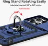 Close-up of a blue phone case with a ring stand. Produktbild-Vorschau