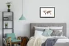 MuchoWow® MuchoWow® Gerahmtes Poster Weltkarte - Braun - Produktbild-Vorschau 5