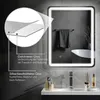 HOMCOM Badspiegel, 70 x 90 cm LED Badezimmerspiegel mit 3 Produktbild-Vorschau 7