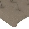 vidaXL Kopfteil mit Ohren Taupe 147x16x118/128 cm Stoff -  Produktbild-Vorschau 11
