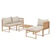 SVITA DETROIT Gartenmöbel Set Polyrattan Lounge Modular Produktbild-Vorschau 5