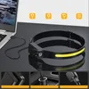 2*LED čelovka, senzorová čelovka s USB dobíjením, IPX4 Náhled obrázku produktu 4