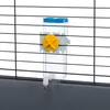 A close-up shot of a pet water dispenser attached to the bars of a cage. Anteprima dell’immagine prodotto