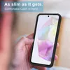 A hand holding a smartphone with a black case. Produktbild-Vorschau
