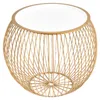 riess-ambiente Table basse ronde STORAGE 40 cm, dorée et Voir les images du produit 8