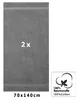Betz 2 Stück Duschtücher 70 x 140 cm PREMIUM 100% Baumwolle Produktbild-Vorschau 2