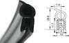 DO6 - EPDM Kantenschutz Dichtungs Profil Gummi Dichtung Produktbild-Vorschau 1