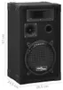 vidaXL Profesionálne HiFi/Stage reproduktory Pasívne 2 ks Náhľad obrázku produktu 7