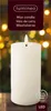 Lumineo LED Wachskerze White weiß Ø 7 cm Höhe 15 cm Produktbild-Vorschau 3