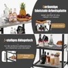 COSTWAY 3-poschodový vonkajší grilovací vozík na Náhľad obrázku produktu 4