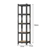 Lagerregal 2er Set 5 Böden Metall 150 x 37 x 37cm Schwarz Produktbild-Vorschau 6