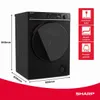 SHARP KD-WNHB0S9GMC-DE warmtepompdroger, 10 kg, Productafbeelding-voorbeeld 3