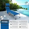 tectake® Aluminium Sonnenliege Lorella gepolstert, klappbar Produktbild-Vorschau 2
