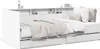 vidaXL Denní postel se zásuvkami bez matrace bílá 90x200 cm Náhled obrázku produktu 1