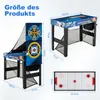 COSTWAY 10in1 tavolo multi giochi, set da tavolo Anteprima dell’immagine prodotto 3