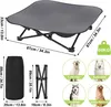 JOIEYOU Hundebett Katzenbett 87x87x33 cm Faltbar Erhöhtes Produktbild-Vorschau 2