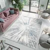 Tapiso Teppich VALLEY Modern Kurzflor Grau Blau Wohnzimmer Produktbild-Vorschau 3