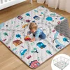 Faltbare Baby-Spielmatte 127×127 cm, weich & rutschfest, Produktbild-Vorschau 2