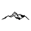 Wallity, Mountain - 9, Dekoratives Wandaccessoire aus Produktbild-Vorschau 5