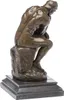 Bronzeskulptur der Denker Mann Bronzefigur Skulptur nach Produktbild-Vorschau 5