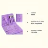 16-teiliges Premium Nagelpflege-Set aus Edelstahl lila Produktbild-Vorschau 4