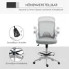 Vinsetto Bürostuhl Ergonomischer Schreibtischstuhl mit Produktbild-Vorschau 4