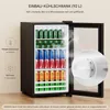 BROTTAR 39" Barschrank Schwarz mit 92L Kühlschrank, Produktbild-Vorschau 4