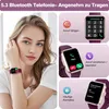 Smartwatch Damen mit Telefonfunktion, 1,85" HD Fitness Produktbild-Vorschau 2