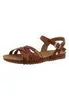 Mustang Sandalen Plat  Sandalen Plat - Cognac - Maat 38 Voir les images du produit 15