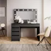 FURNLUX Schreibtisch Ada Schwarz 120cm / Hauptfarbe: Produktbild-Vorschau 2