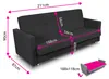 Schlafsofa Dave - Sofa mit Schlaffunktion und Bettkasten, Produktbild-Vorschau 5