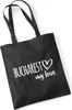 Huuraa Jutebeutel Bucharest my love 10 Liter Black Produktbild-Vorschau 1