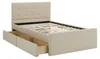 Homestyle4u Polsterbett 140x200 Beige Doppelbett Produktbild-Vorschau 18