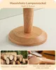 Lampe de table EDISHINE en bois, lampe de chevet LED avec Voir les images du produit 4