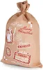 A Christmas sack with festive designs and text. Podgląd zdjęcia produktu