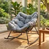 Korb-Schaukelstuhl 'Villeneuve' mit Kissen indoor outdoor Produktbild-Vorschau 5