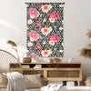 MuchoWow® Wandteppich Wandbehang Blumen - Rosa - Produktbild-Vorschau 6