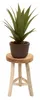 Holzhocker - D30 x H45 cm - natur - Teakholz - Sitzhocker - Produktbild-Vorschau 2