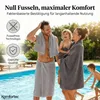Komfortec 2er Saunatuch Set 80x200 cm aus 100% Baumwolle, Produktbild-Vorschau 7