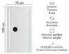 Piatto doccia acrilico 120x70 rettangolare | Alba Anteprima dell’immagine prodotto 2