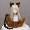 Katzenohren Wolf Fuchs Ohren Schwanz Set Tier süße Kopf Produktbild-Vorschau 4
