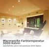 B.K.Licht - 6er Set LED Einbaustrahler 230V, stufenlos Produktbild-Vorschau 5