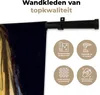 MuchoWow® Wandteppich Wandbehang Vermeer - Das Mädchen mit Produktbild-Vorschau 3