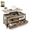 Mesa de centro con tapa elevable, mesa para el salón, Vista previa de la imagen del producto 1