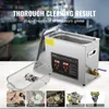 VEVOR Ultraschallreiniger 6L 300W Edelstahl digital 0-30min Produktbild-Vorschau 5