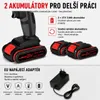 AJIEQAQ Aku šroubovák 21V sada, aku příklepová vrtačka 3v1 Náhled obrázku produktu 4