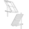 Support de mât en aluminium enjoy solar® pour panneau DUO Voir les images du produit 7